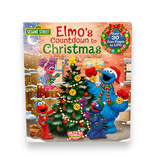 Elmo's Countdown to Christmas Lift-the-Flaps Board Book