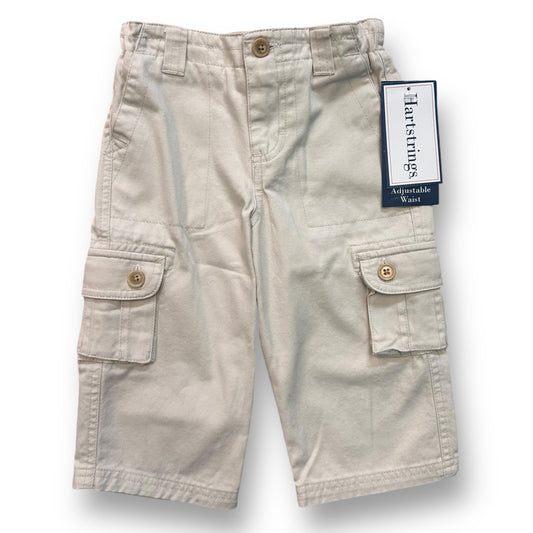 NEW! Hartstrings Boys Khakis Size 12 Months Cargo Pants with Button Pockets