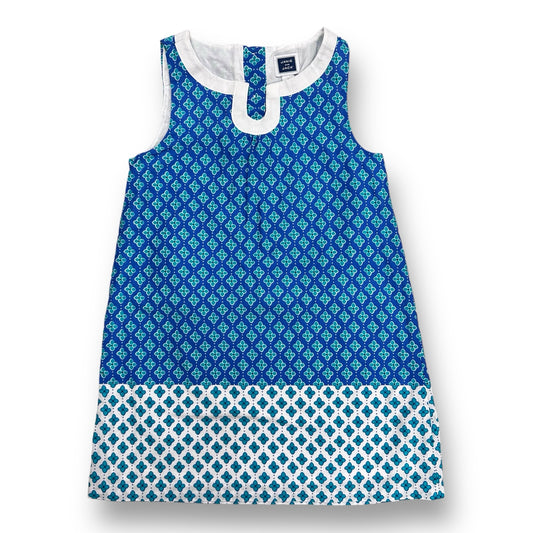 Girls Janie and Jack Size 3T Blue/Turquoise Print Sleeveless Dress