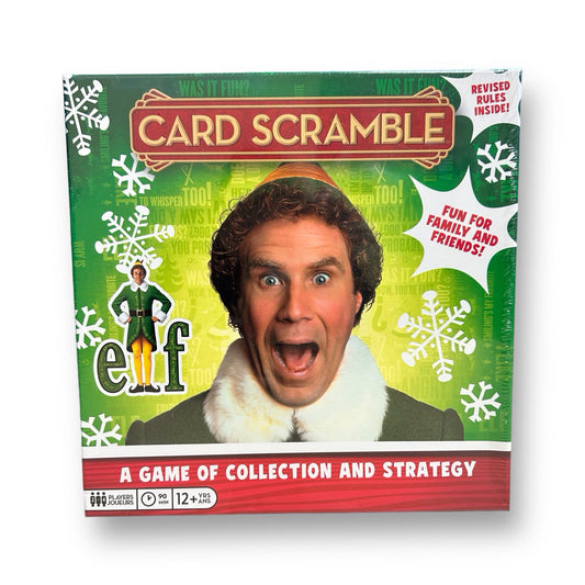 NEW! Elf Card Scramble Christmas Board Game