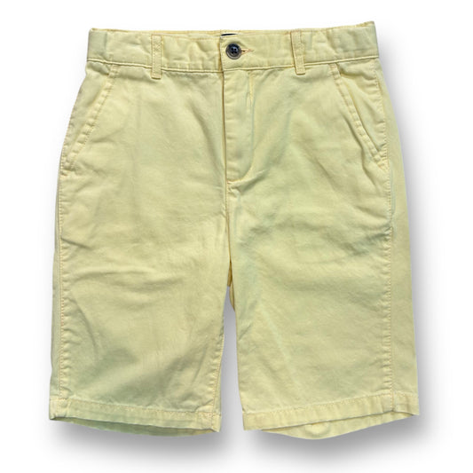 Boys Children's Place Size 10 Yellow Adjustable Waist Long Khaki Shorts