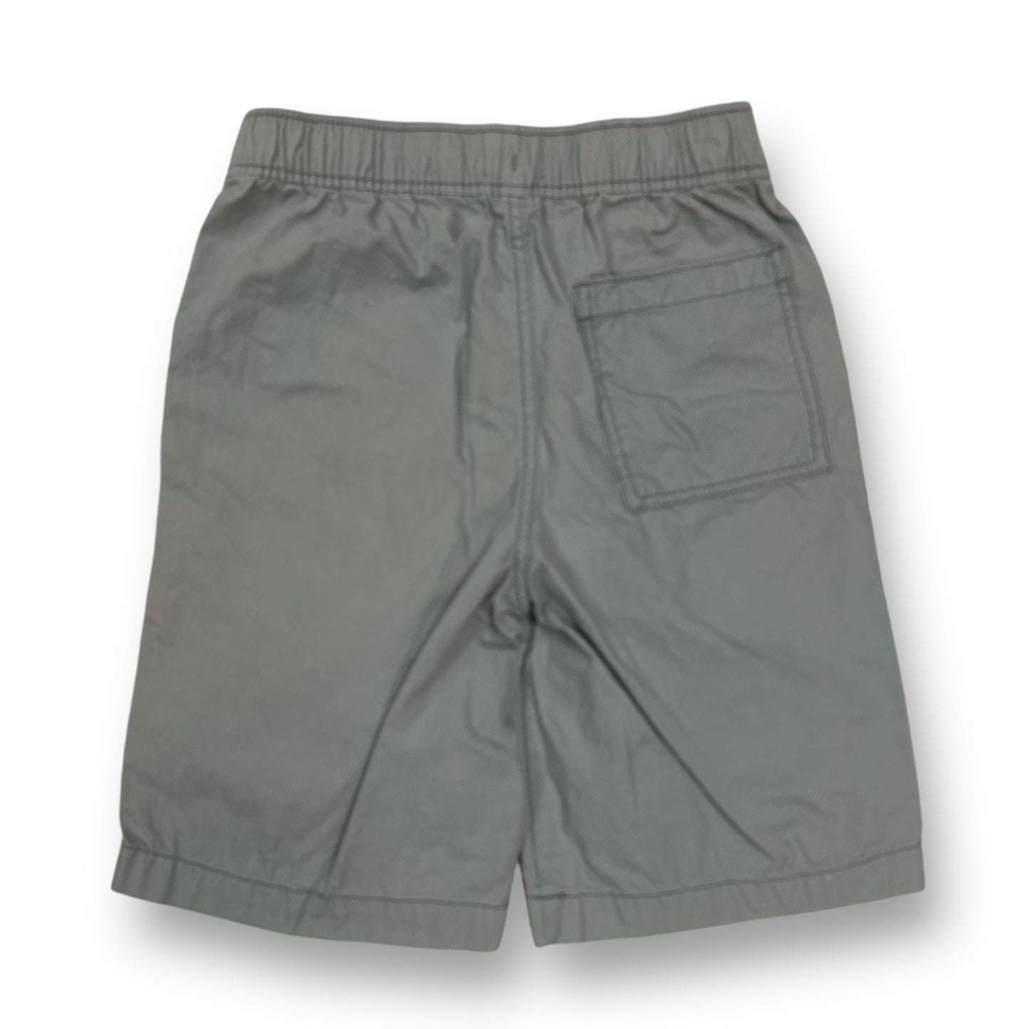 Boys Size 10 Youth Adjustable Waist Light Gray Khaki Shorts