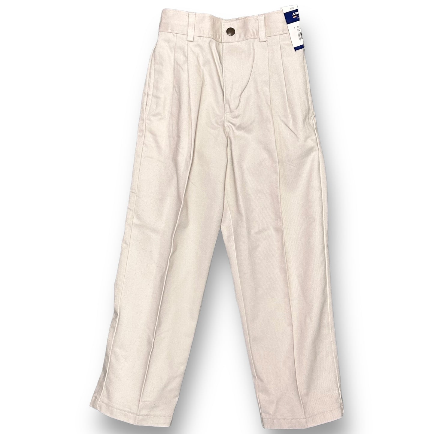 NEW! Boys Arrow Size 7 Khaki Pleated Chino Pants