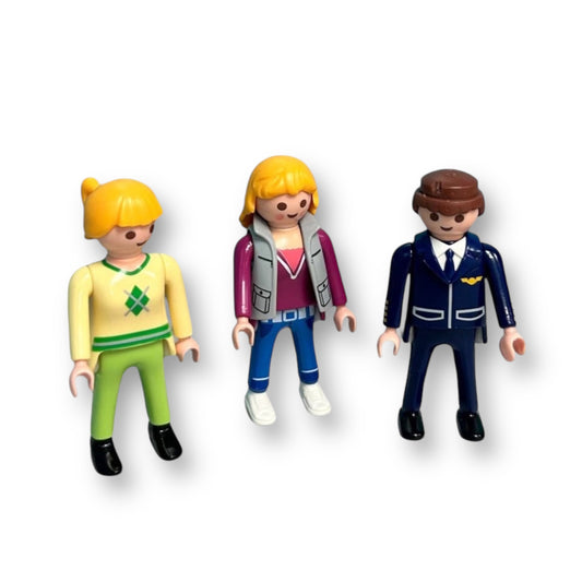 Set of 3 Playmobil Figures