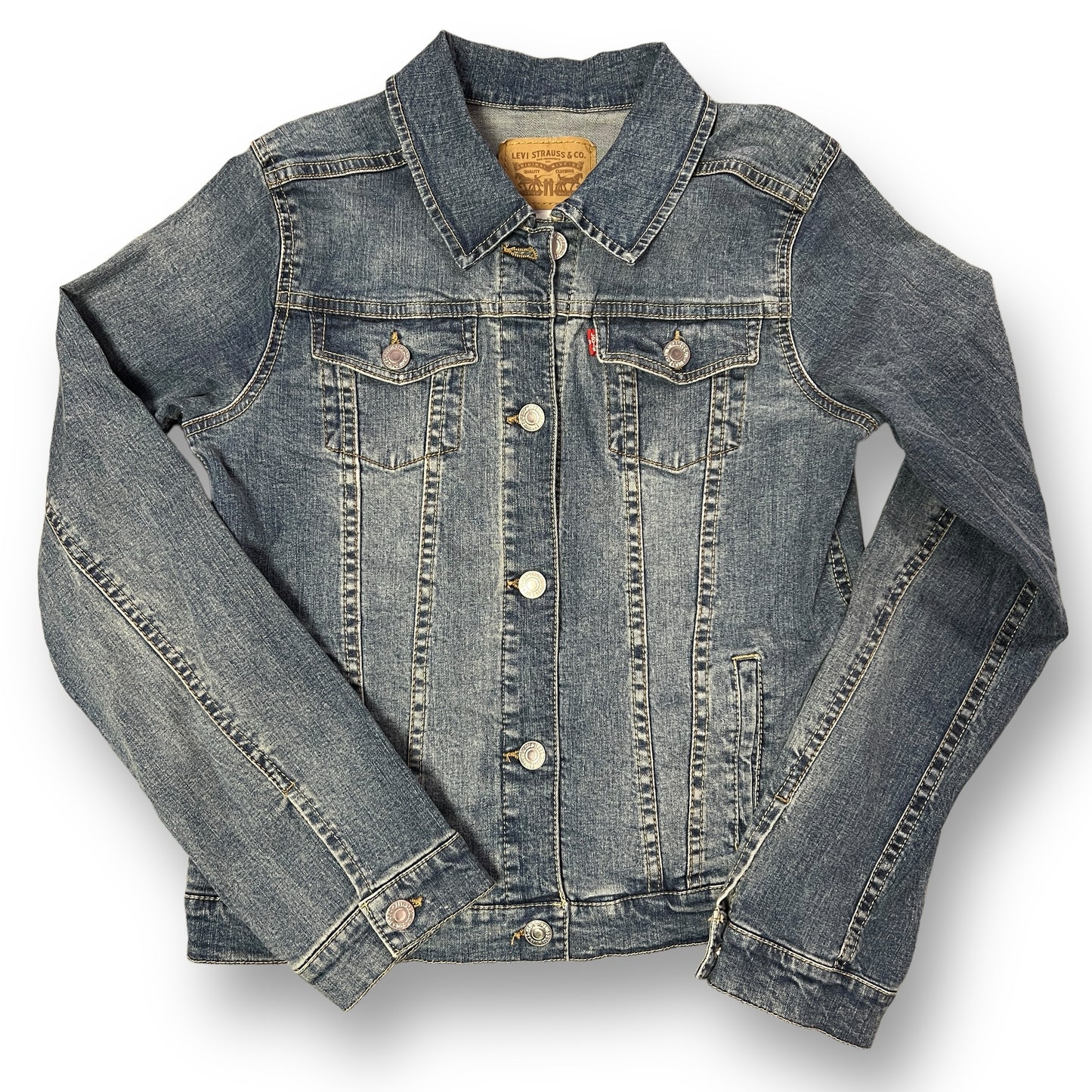 Boys Levi's Size 13-15Y YXL Classic Style Denim Jacket