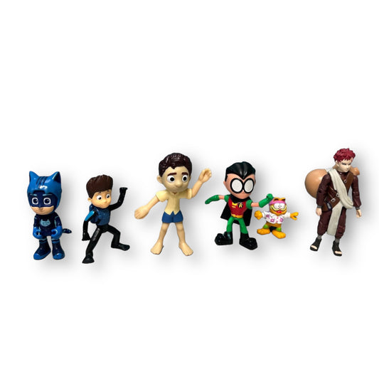 6-Pack Character & Action Figure Collection