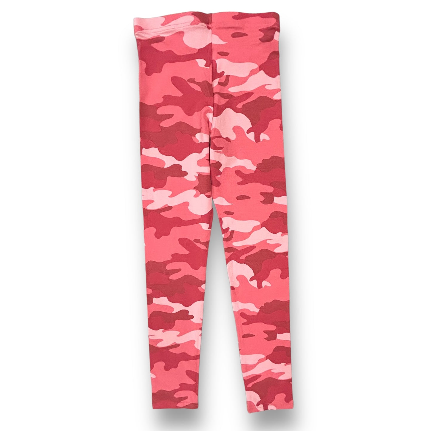 Girls Old Navy Size 10/12 L Pink Camo Stretch Leggings