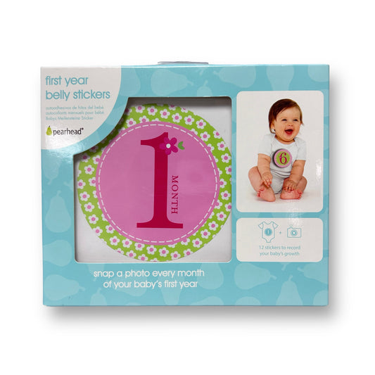 NEW! Pearhead First Year Belly Stickers