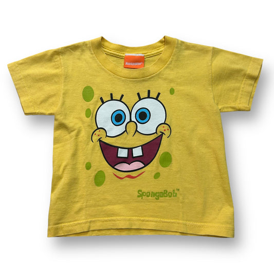 Boys Nickelodeon Size 3T Yellow SpongeBob Squarepants Tee