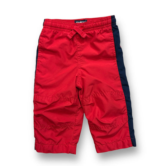 Boys OshKosh Size 9 Months Red Athletic Drawstring Pants