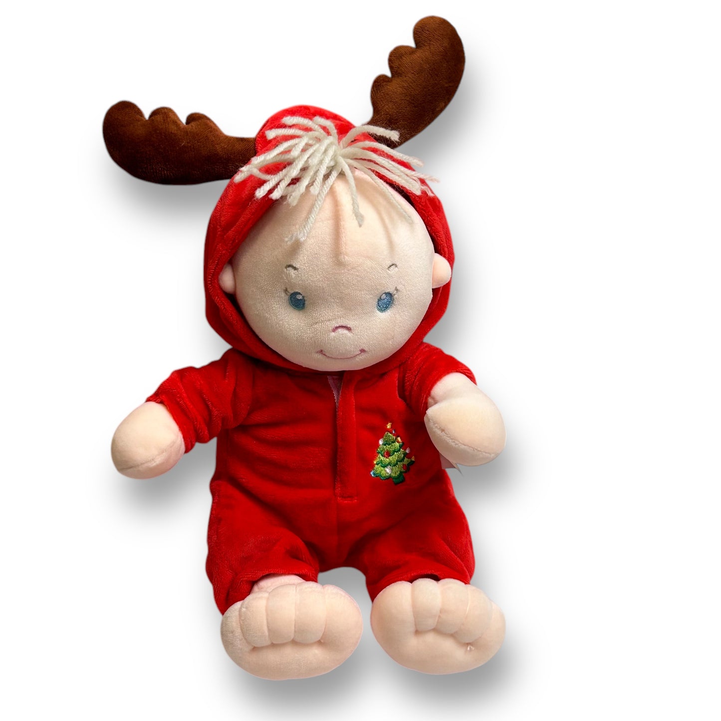 June Garden Sweet Dolly Dasher Ultra Soft 12" Reindeer Baby Doll