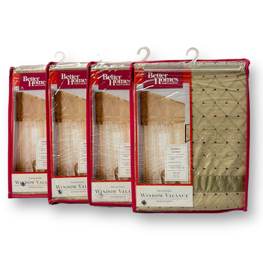 NEW! Better Homes and Gardens 2-Pack Window Valance Set