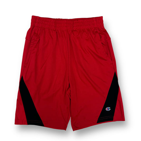 Boys Champion Size 10/12 Red & Black Athletic Shorts