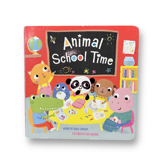 Animal School Time Board Book