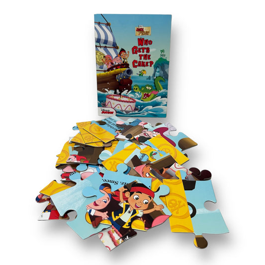 Disney Junior Jake Never Land Pirates: Who Gets the Cake? Mystery Story Puzzle