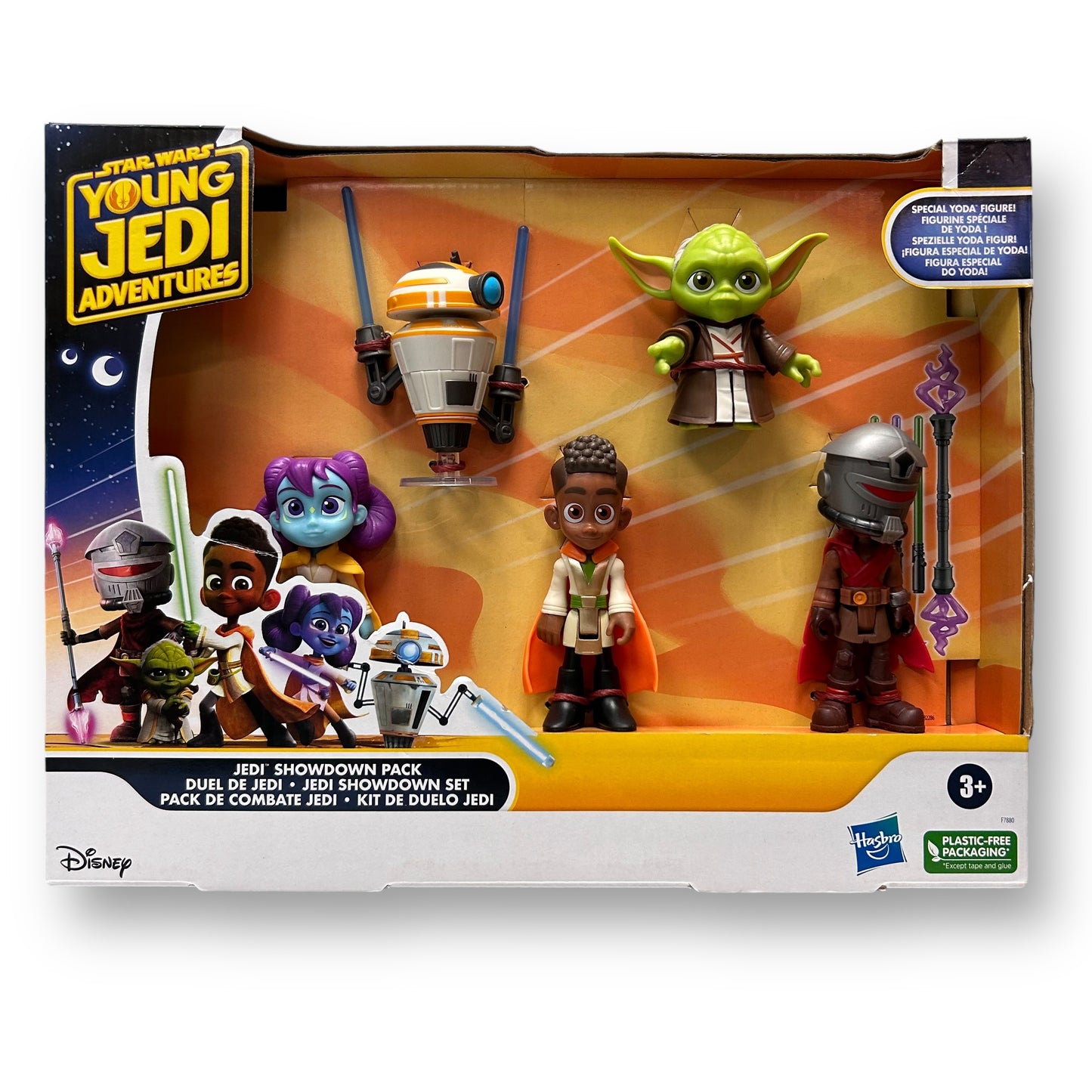 NEW! Hasbro Disney Star Wars Young Jedi Adventures 5 Figures Showdown Pack