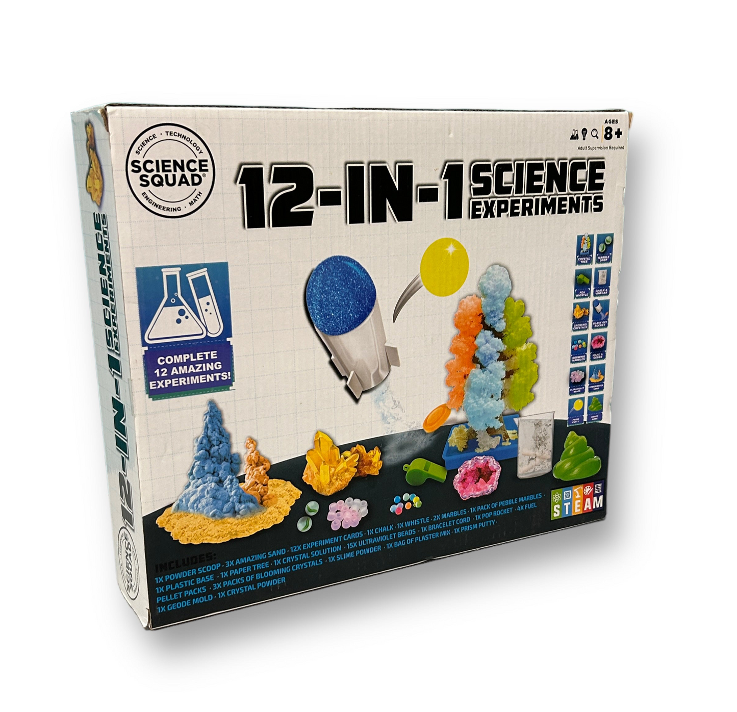 NEW! Science Squad 12-in-1 Science Experiments