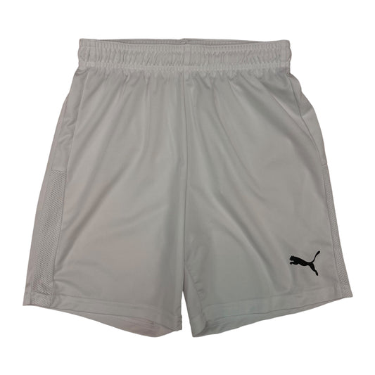 Boys Puma Size 11/12 L White Athletic Drawstring Shorts