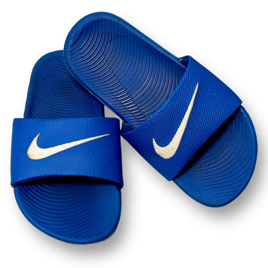 Nike Big Boy Size 13 Royal Blue Slides