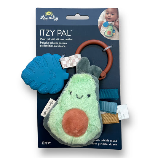 NEW! Itzy Ritzy Pal Plush Strawberry Silicone Teether