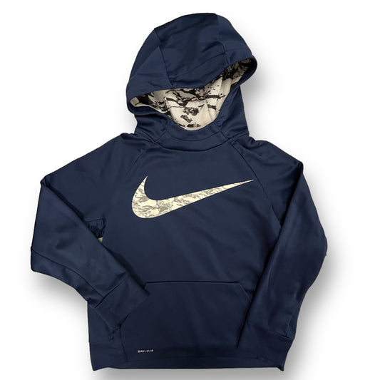 Boys Nike Dri-Fit Size 10/12 YMD Navy Pocket Hoodie