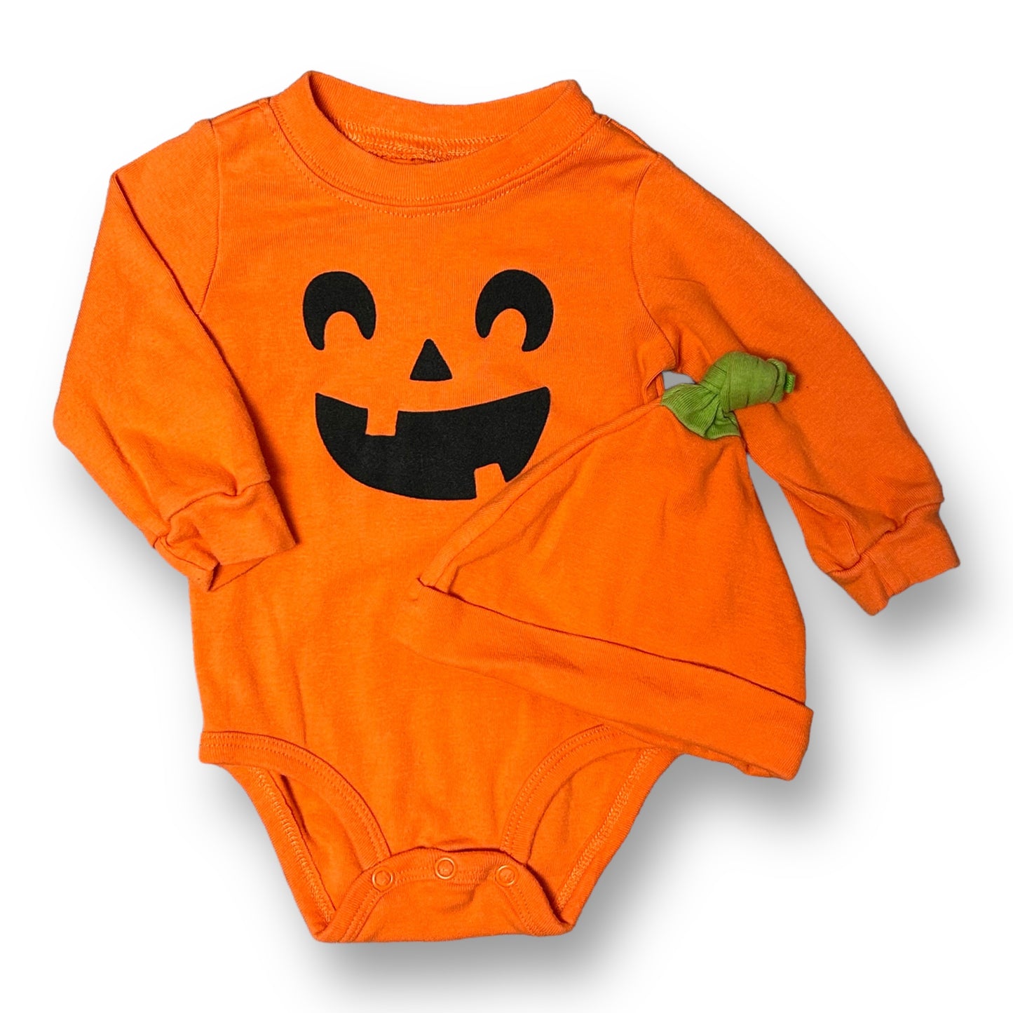 Boys Carter's Size 6 Months Jack-o'-lantern Halloween Bodysuit & Hat