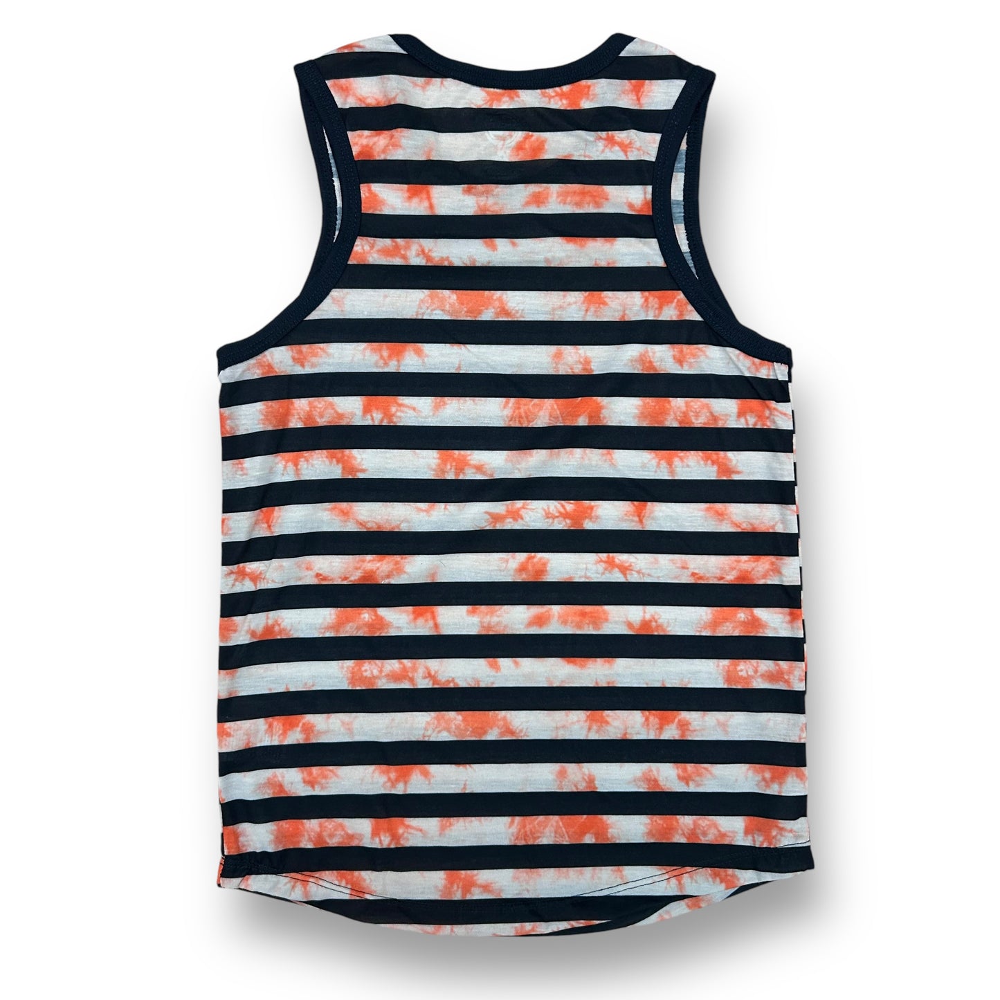 NEW! Youth Boys Size 10/12 YLG Tee Orange & Blue Striped Knit Tank