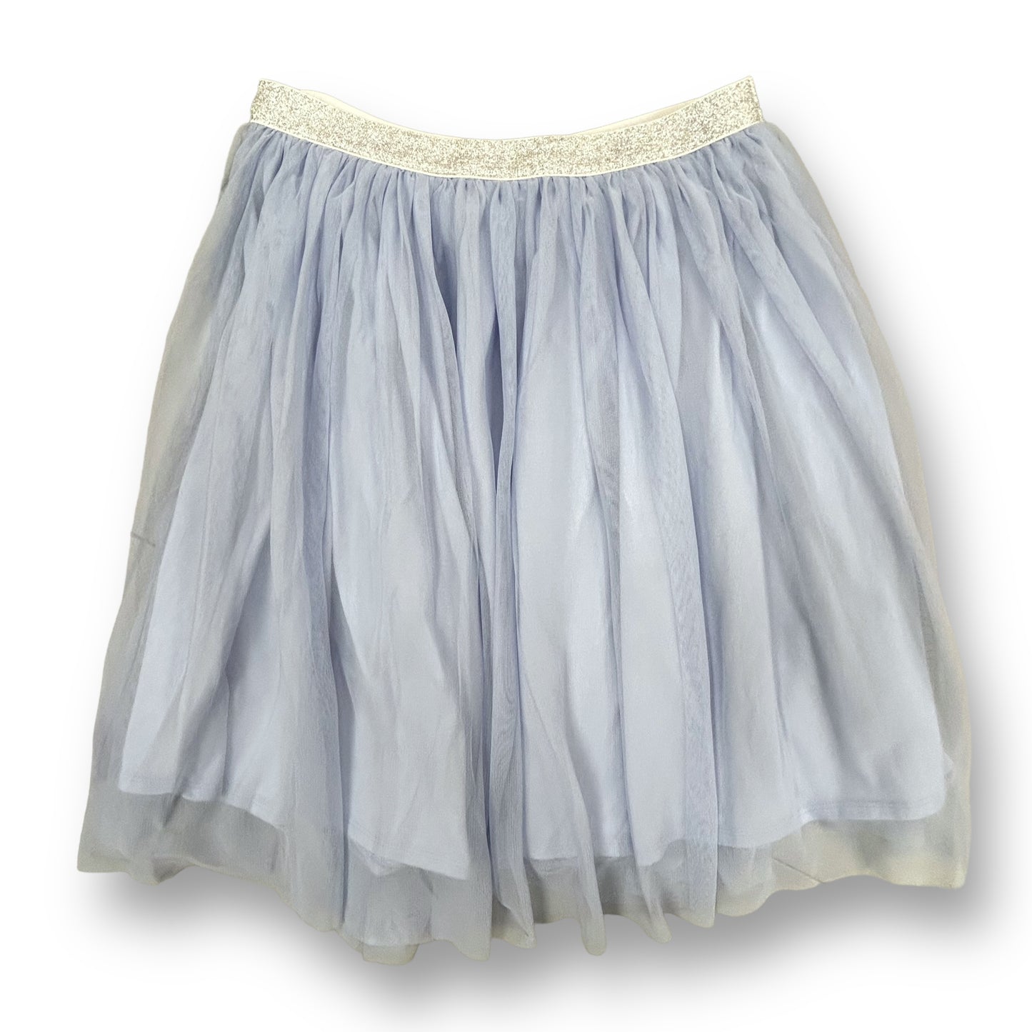 Gymboree Size 14 Youth Girls Long Periwinkle Blue Tutu Skirt with Elastic Waist