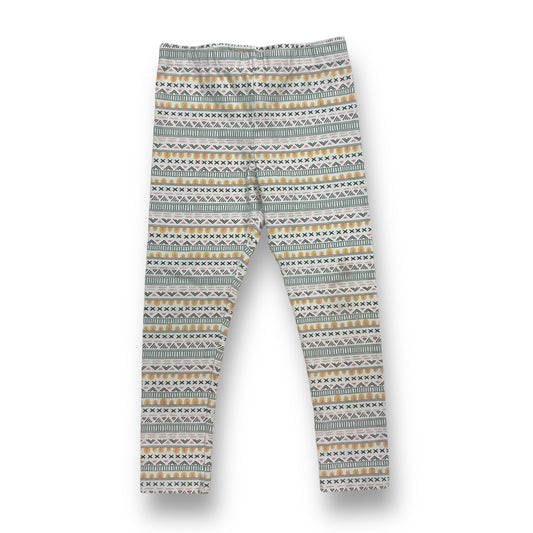 Tahari Girls Size 5T Bottoms White Print Everyday Comfy Leggings