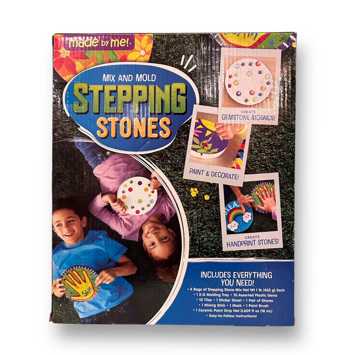 NEW! Made By Me Mix and Mold Stepping Stones Craft Kit