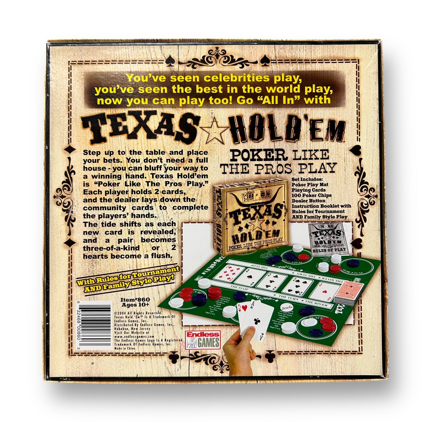 Texas Hold'Em Poker Like the Pros Play Board Game