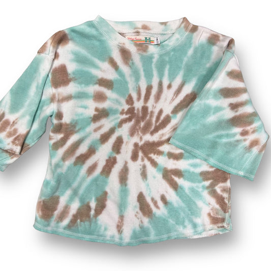 Girls Vintage Havana Size 14 Turquoise & Tan Tie Dye Sweatshirt