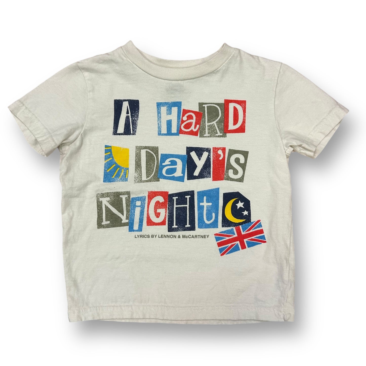 Lyrics By Lennon & McCartney Boys Size 4T Beatles T-Shirt