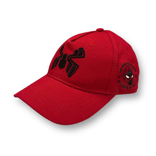 Boys Spiderman Kids Adjustable Snap-Back Red Baseball Hat