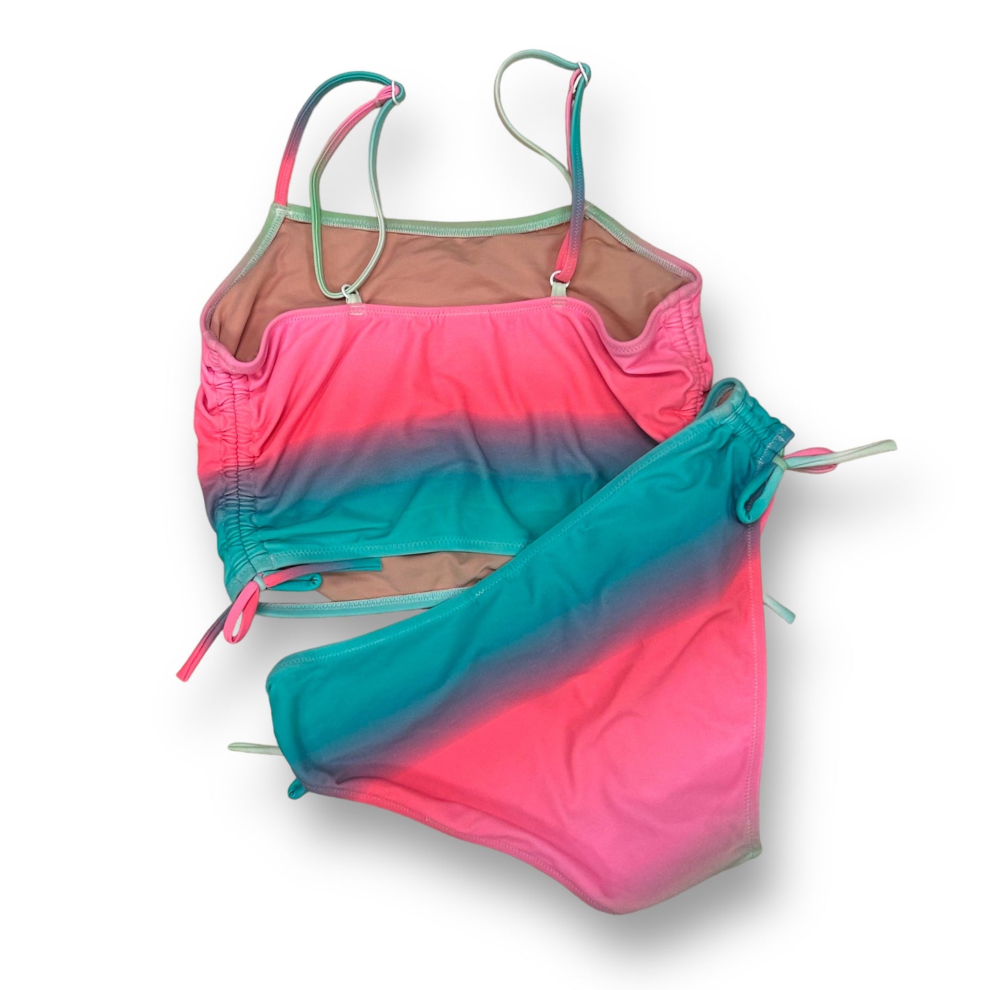 Crewcuts Youth Girl Size 16 Bikini Multi-Color 2-Pc Swimsuit