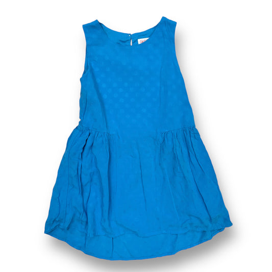Girls Size 4T Royal Blue Sleeveless Cotton Sundress