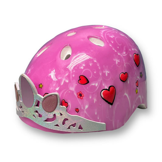 Sakar Size S Pink Princess Bike Helmet, 52-55cm