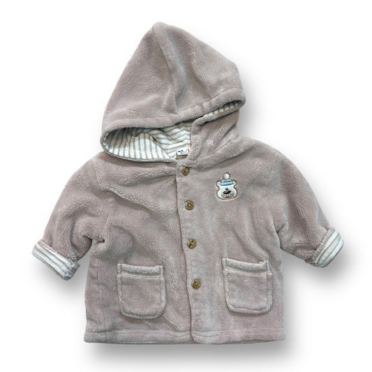 Boys B.T. Kids Size 12 Months Fuzzy Beige Lightweight Jacket