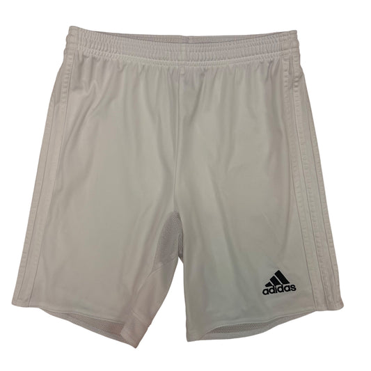 Boys Adidas Size 18/20 YXL White Athletic Drawstring Shorts