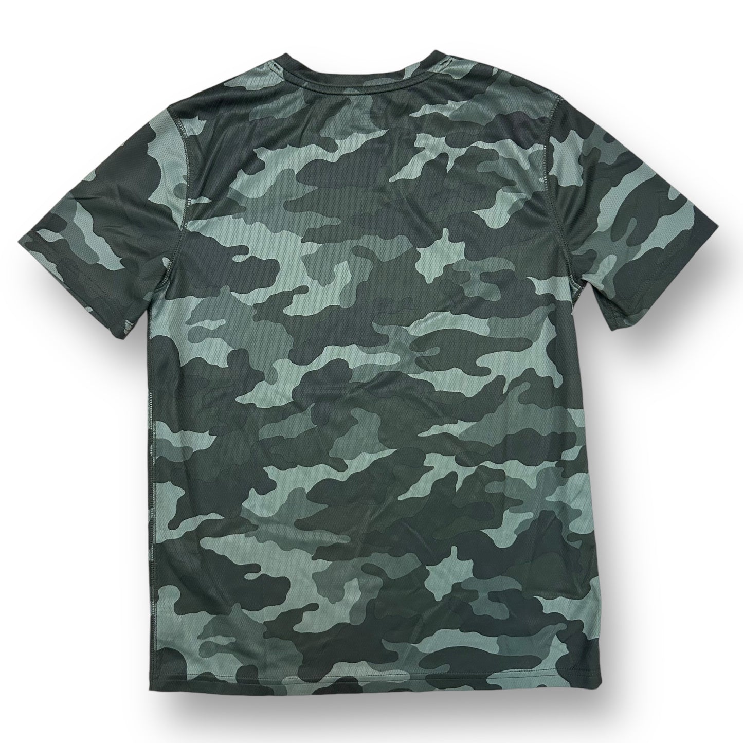 Old Navy Boys Size 14/16 Youth Green Camo Short Sleeve Performance Shirt