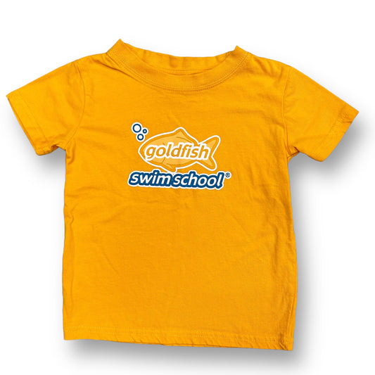 Boys Goldfish Swimschool Size 4T Yellow Short Sleeve Tee