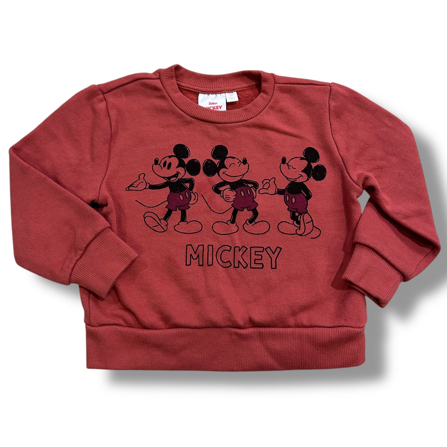 Disney Junior Toddler Boys Size 2T Mickey Mouse Sweatshirt
