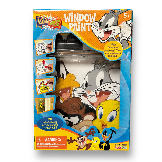 NEW! Looney Tunes Window Paint Stickers Art Kit