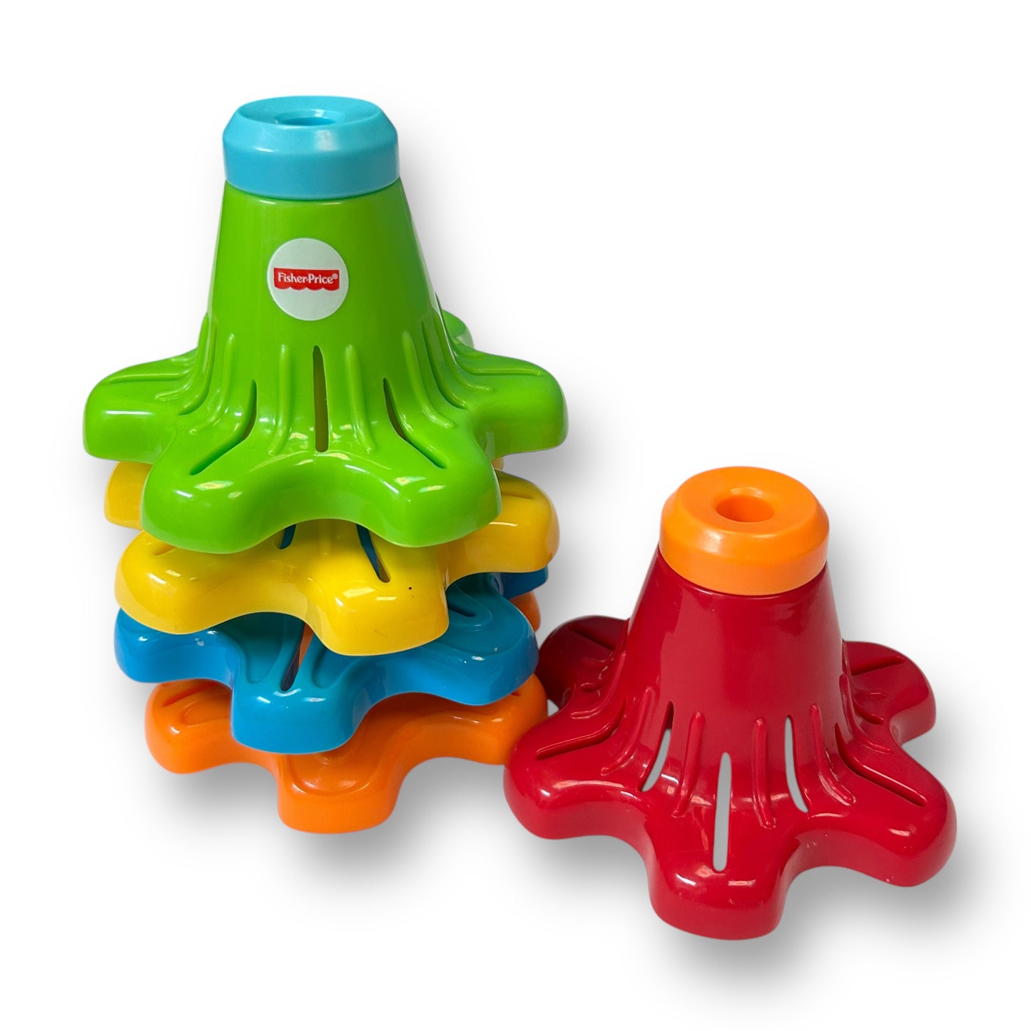 Fisher-Price Colorful Spinning 5pc Stacking Cones