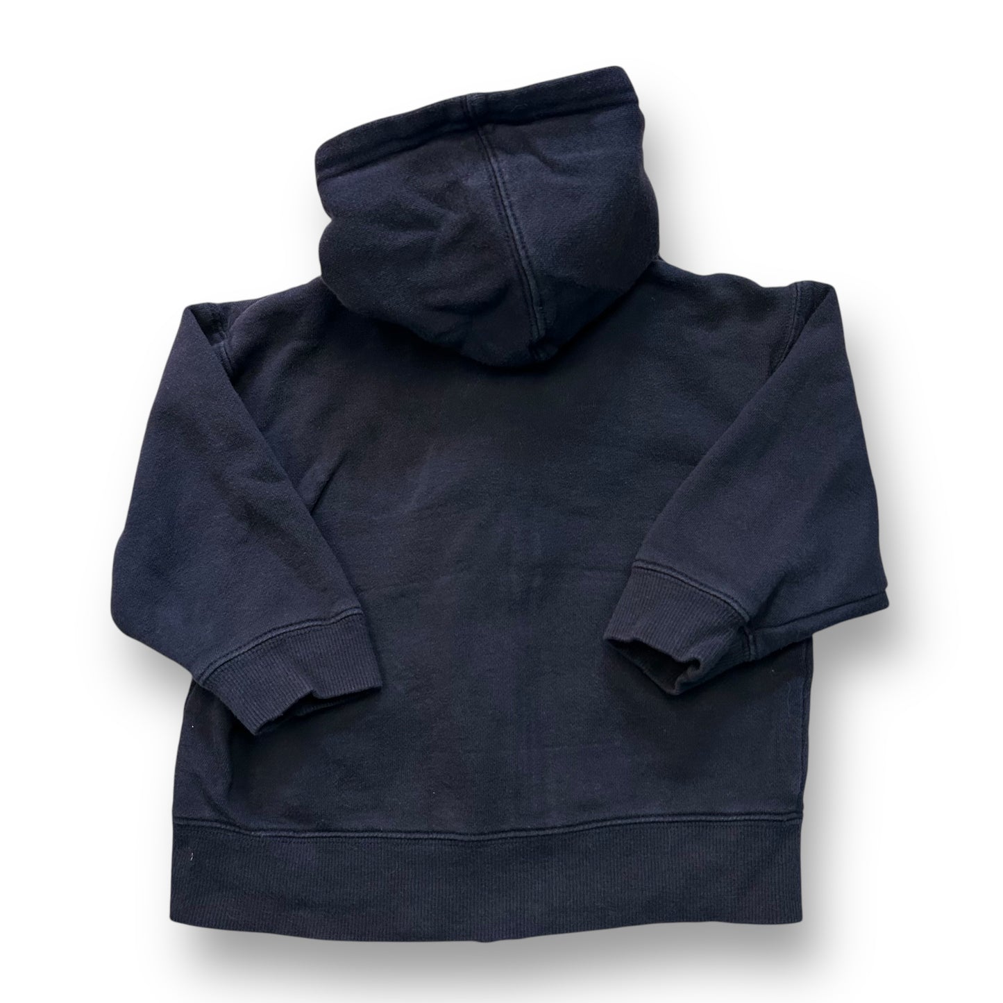 Gymboree Boys Size 2T Full Zip Toddler Navy Football Hoodie