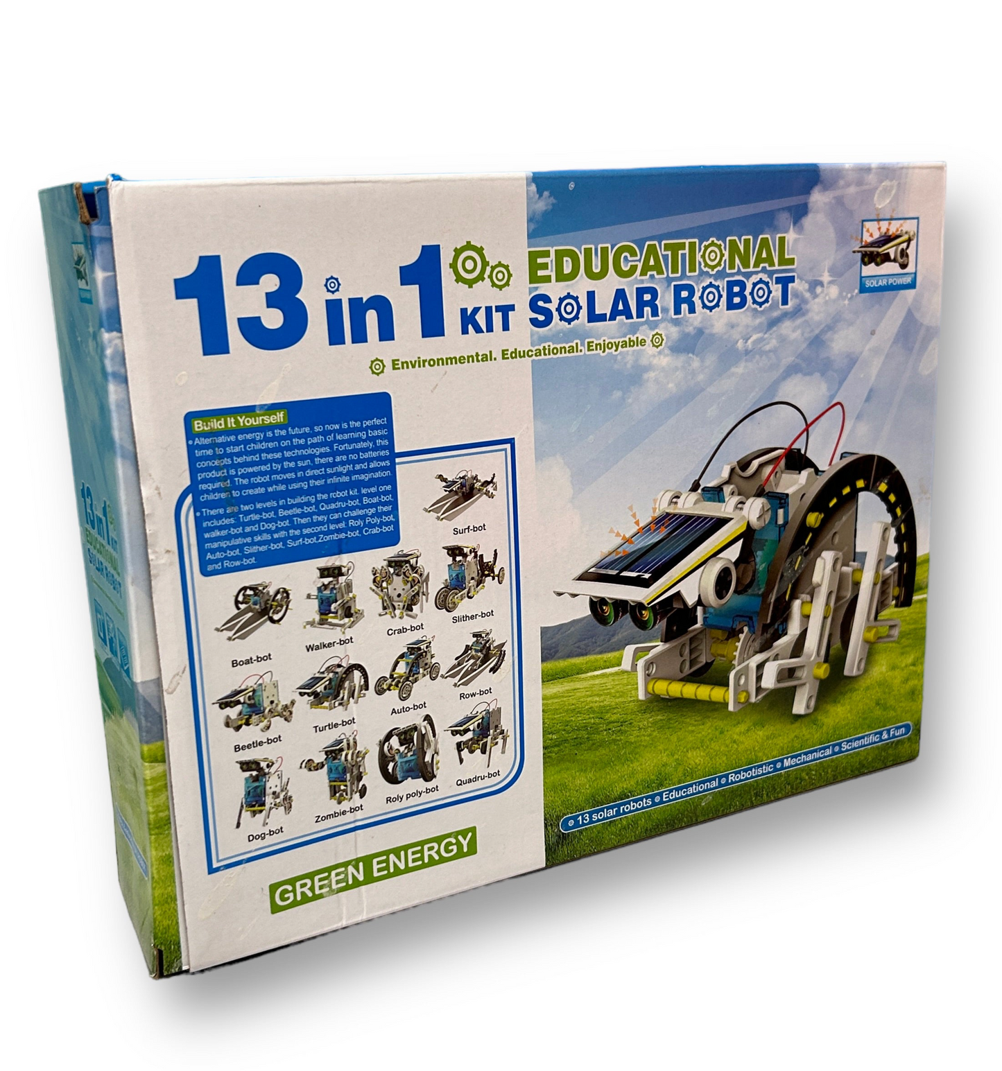 NEW! 13-in-1 Educational Solar Robot Kit