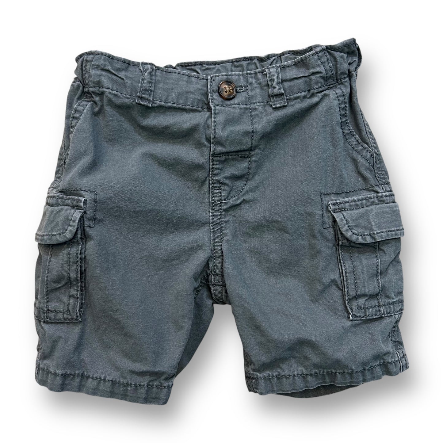 Carter's Toddler Boy Size 18 Months Gray Adjustable Waist Cargo Shorts
