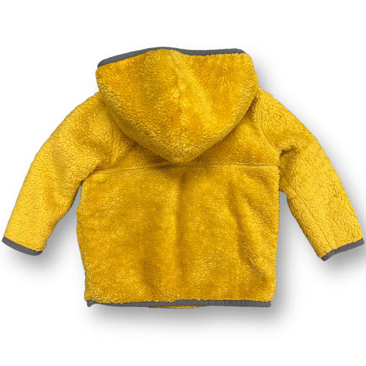 Boys Cat & Jack Size 18 Months Yellow Faux Fur Pullover