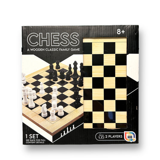 NEW! Wooden Chess Game Board Set