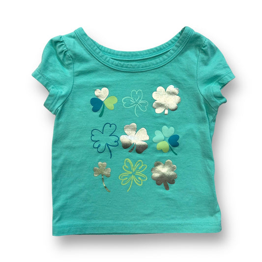 Girls Circo Size 12 Months Green St. Patty's Day Short Sleeve Shirt